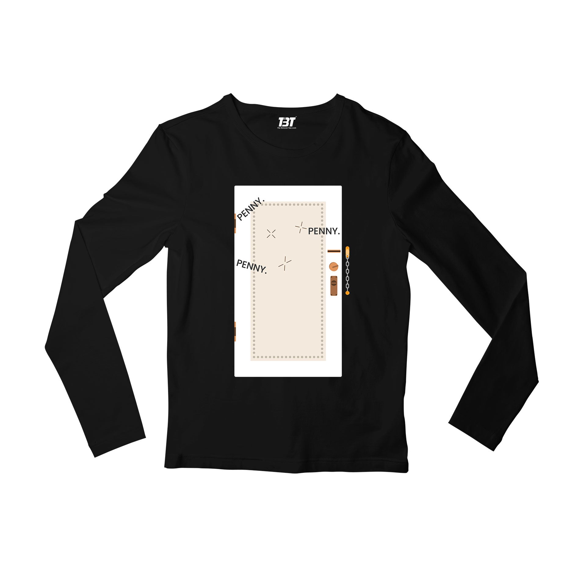 the big bang theory penny, penny, penny full sleeves long sleeves tv & movies buy online india the banyan tee tbt men women girls boys unisex black 