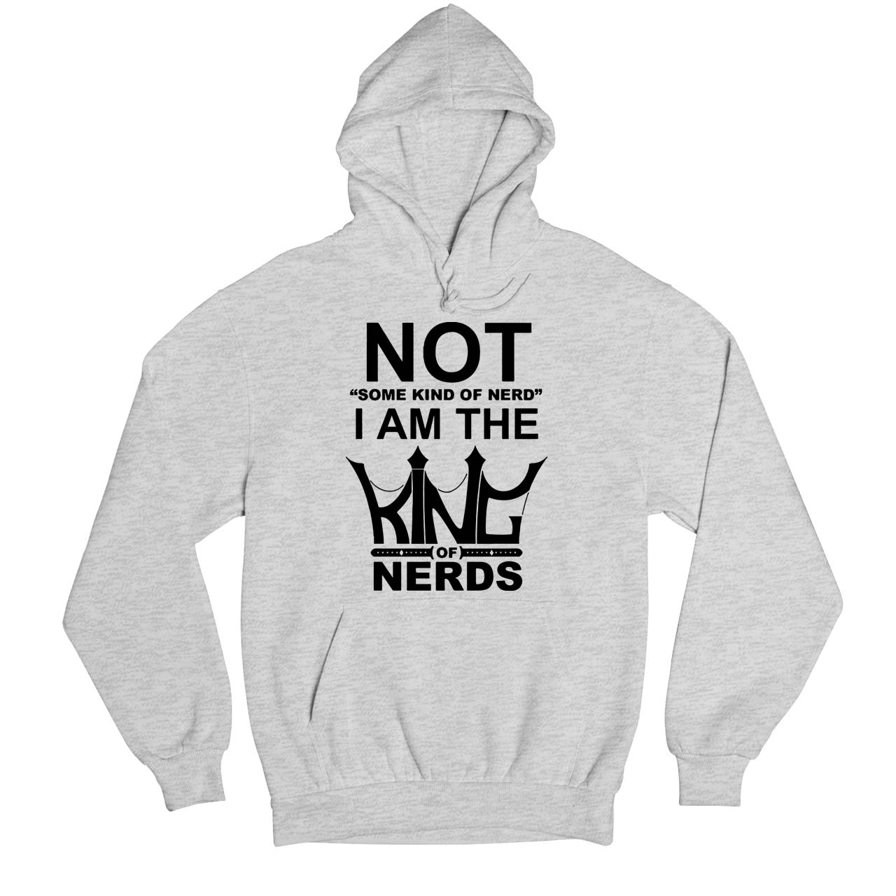 the big bang theory king of nerds hoodie hooded sweatshirt winterwear tv & movies buy online united states usa the banyan tee tbt men women girls boys unisex gray