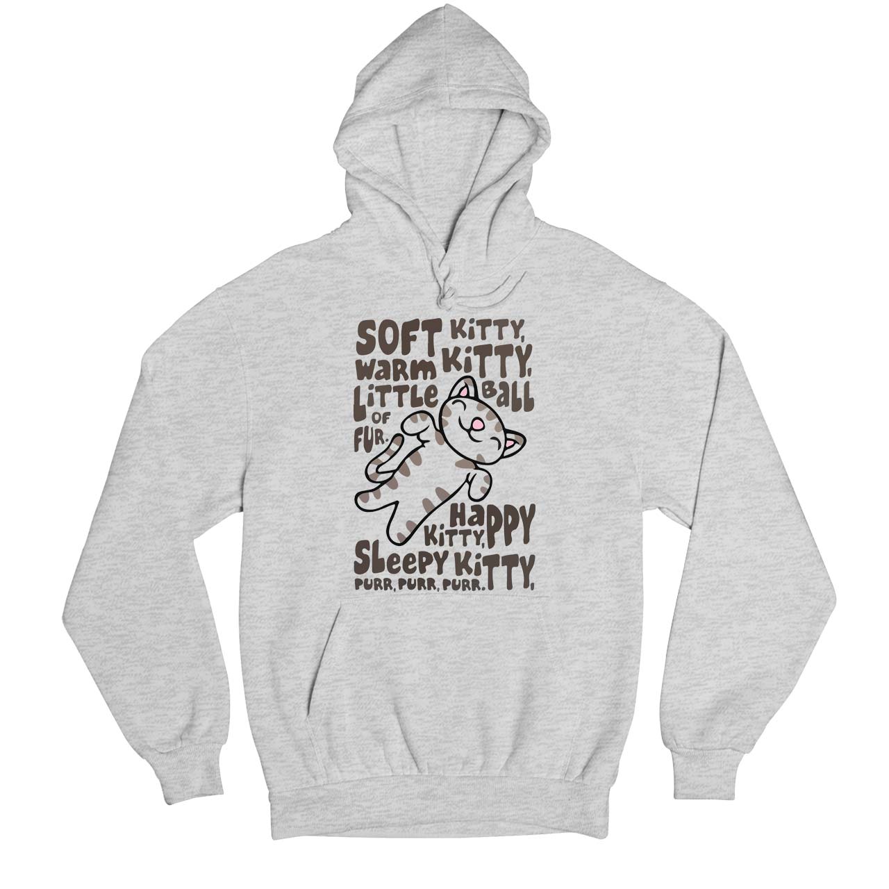 the big bang theory soft kitty hoodie hooded sweatshirt winterwear tv & movies buy online united states usa the banyan tee tbt men women girls boys unisex gray