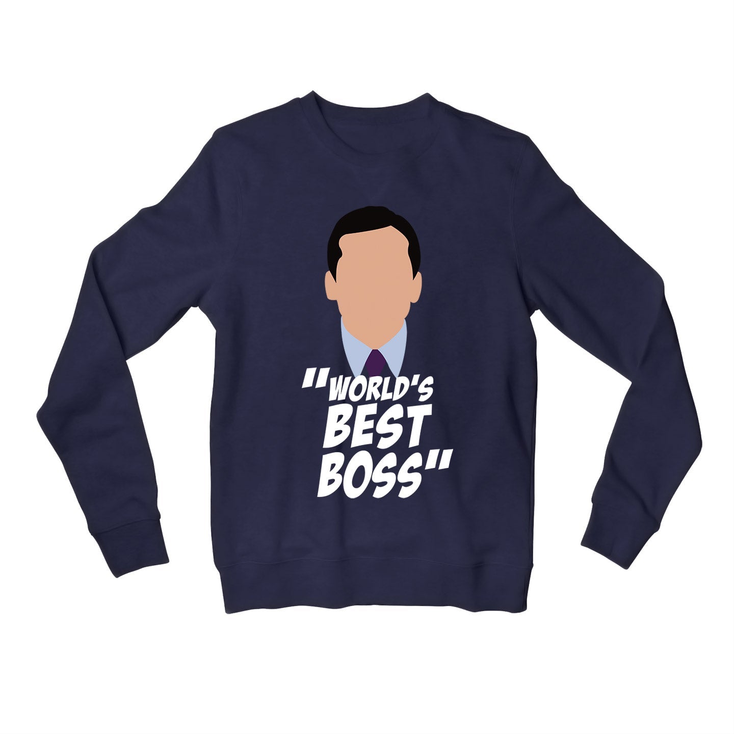 the office world's best boss sweatshirt upper winterwear tv & movies buy online united states usa the banyan tee tbt men women girls boys unisex black - michael scott