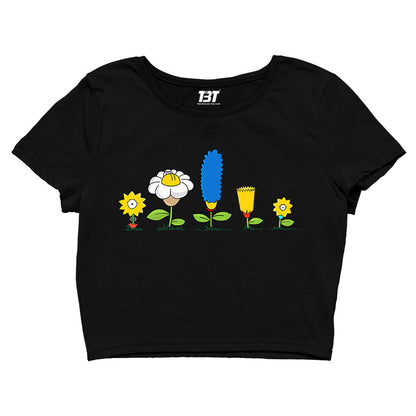 The Simpsons Crop Top Merchandise Apparel Clothing Shirt