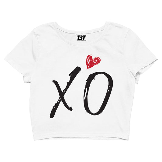 the weeknd xo crop top music band buy online united states of america usa the banyan tee tbt men women girls boys unisex baby pink