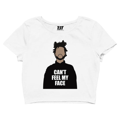 the weeknd can't feel my face crop top music band buy online united states of america usa the banyan tee tbt men women girls boys unisex beige