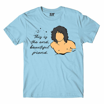 the doors the end t-shirt music band buy online usa united states the banyan tee tbt men women girls boys unisex ocean blue