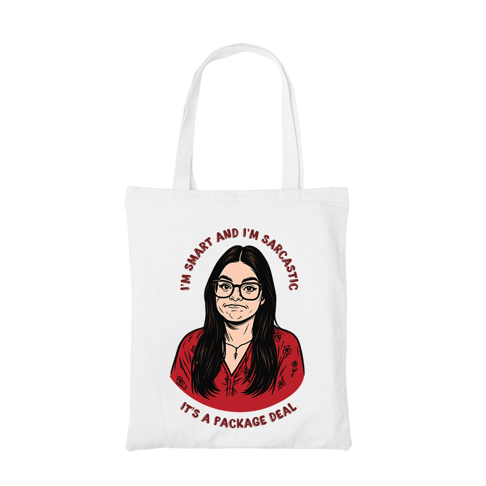 modern family package deal tote bag cotton printed tv & movies buy online united states usa the banyan tee tbt men women girls boys unisex