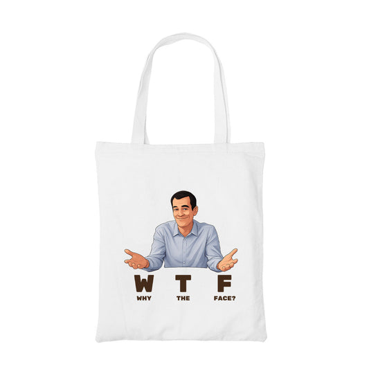 modern family why the face tote bag cotton printed tv & movies buy online united states usa the banyan tee tbt men women girls boys unisex