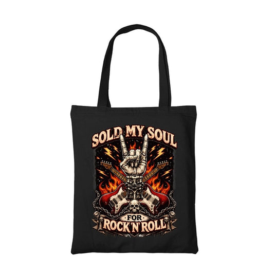 black sabbath sold my soul tote bag cotton printed music band buy online united states usa the banyan tee tbt men women girls boys unisex  