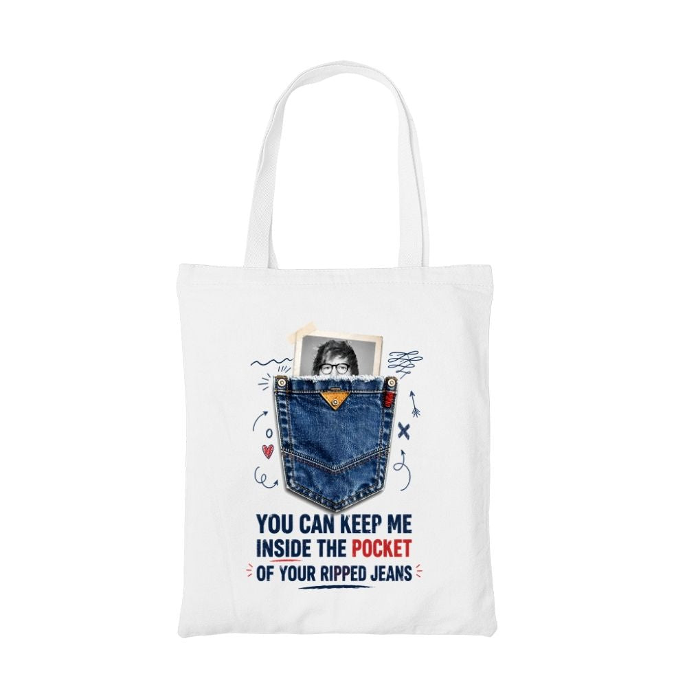 ed sheeran you can keep me tote bag cotton printed music band buy online united states usa the banyan tee tbt men women girls boys unisex  