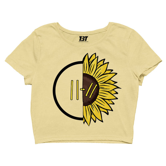 twenty one pilots the sunflower crop top music band buy online united states of america usa the banyan tee tbt men women girls boys unisex s