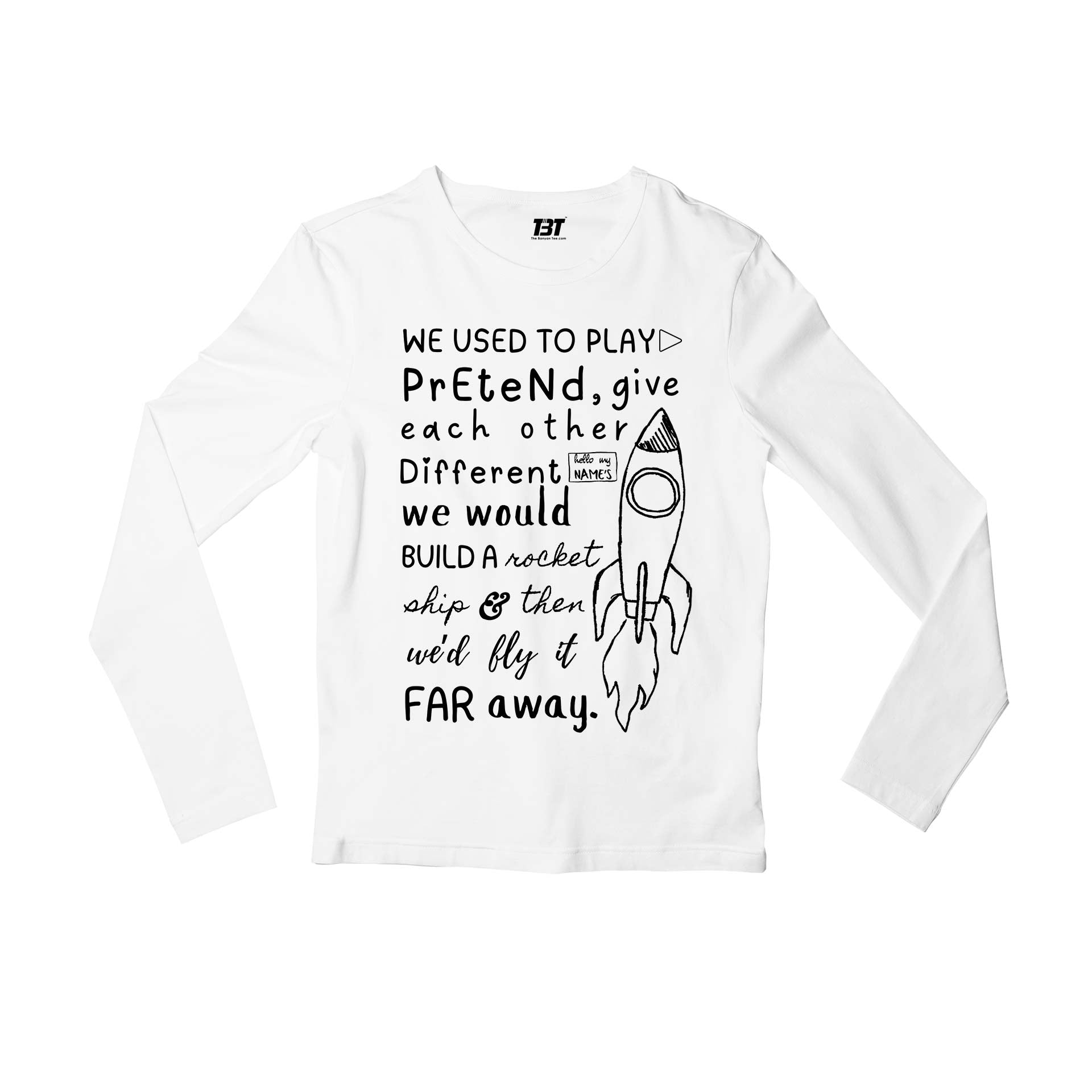 twenty one pilots stressed out doodle full sleeves long sleeves music band buy online india the banyan tee tbt men women girls boys unisex white