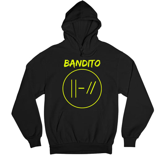 twenty one pilots bandito hoodie hooded sweatshirt winterwear music band buy online united states usa the banyan tee tbt men women girls boys unisex black