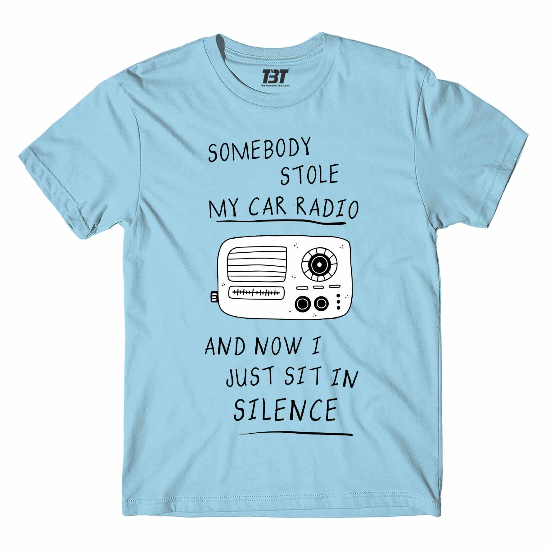 twenty one pilots car radio t-shirt music band buy online usa united states the banyan tee tbt men women girls boys unisex ocean blue