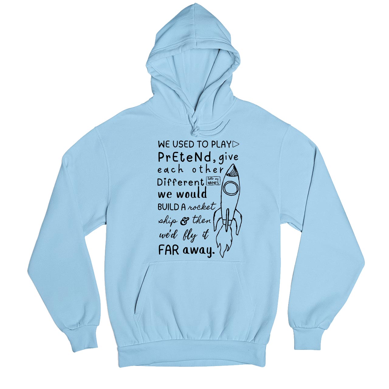 twenty one pilots stressed out doodle hoodie hooded sweatshirt winterwear music band buy online united states usa the banyan tee tbt men women girls boys unisex baby blue