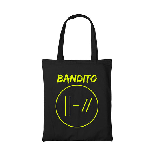 twenty one pilots bandito tote bag hand printed cotton women men unisex