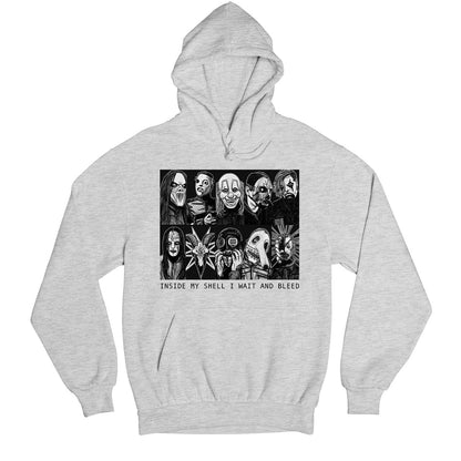 slipknot wait & bleed hoodie hooded sweatshirt winterwear music band buy online united states usa the banyan tee tbt men women girls boys unisex gray