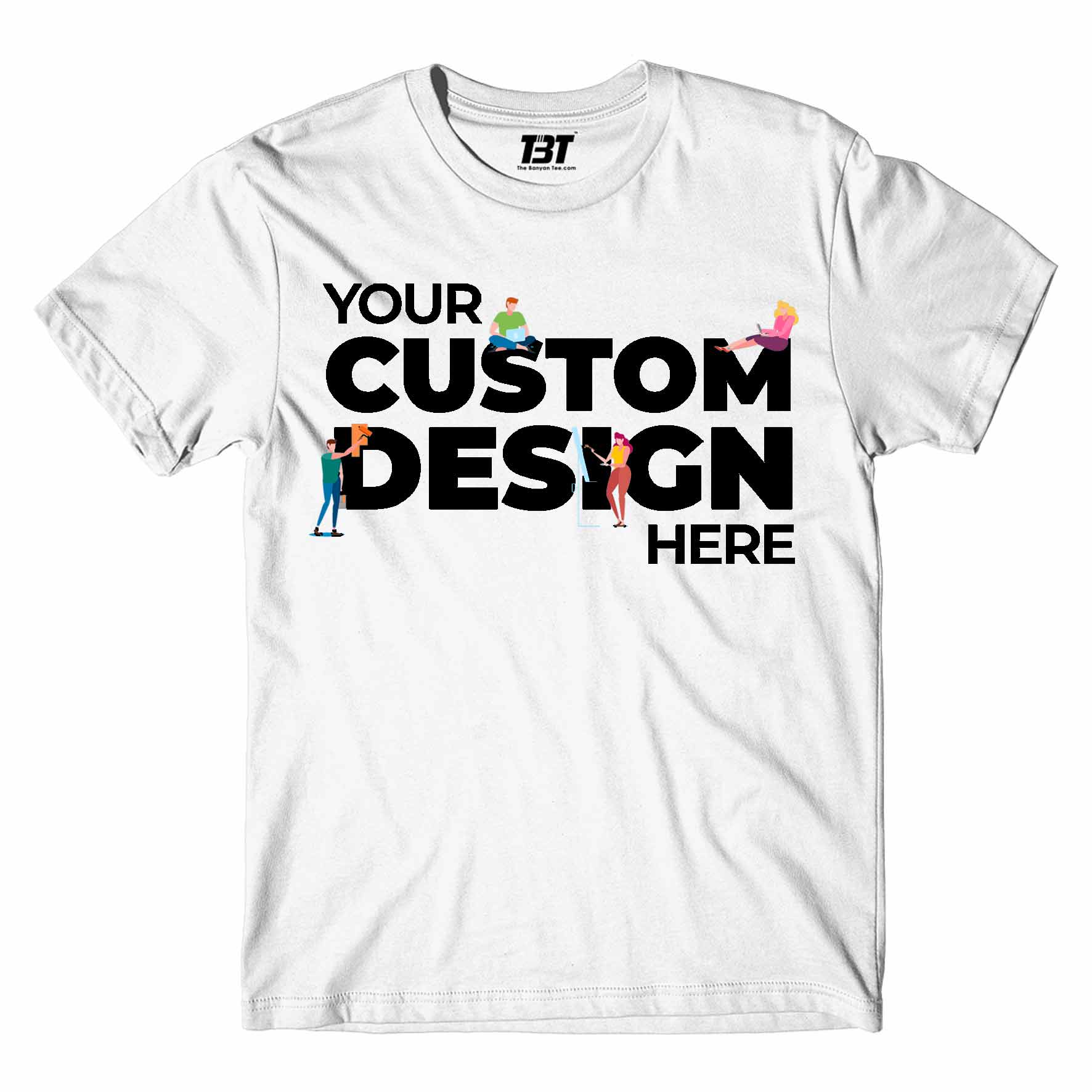 customized custom t-shirt shirt white the banyan tee your design here