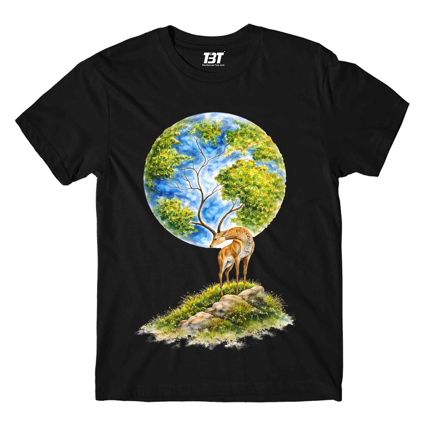 printed graphic wild harmony t-shirt printed graphic stylish buy online united states usa the banyan tee tbt men women girls boys unisex black