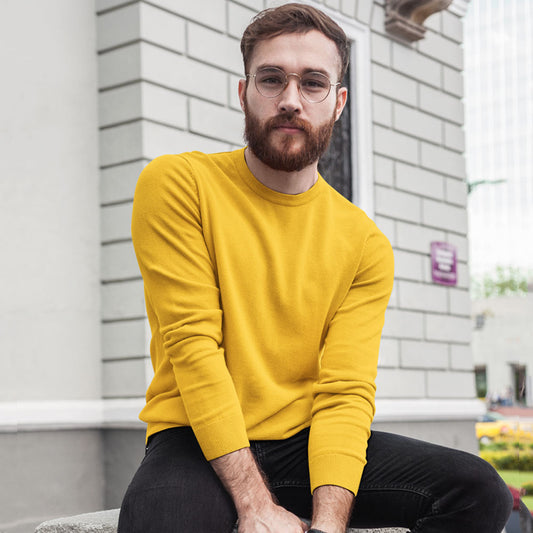 Plain Yellow Sweatshirt The Banyan Tee weatshirts and hoodies for men for women