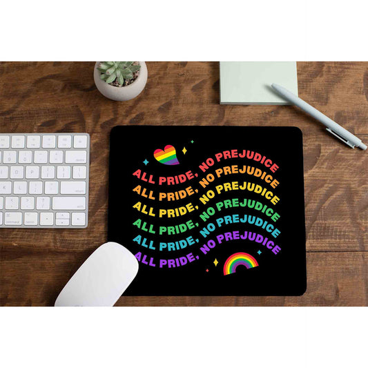 pride all pride no prejudice mousepad logitech large anime printed graphic stylish buy online united states u s the banyan tee tbt men women girls boys unisex - lgbtqia+