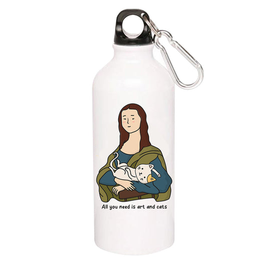 printed art and cats sipper steel water bottle flask gym shaker printed graphic stylish buy online india the banyan tee tbt men women girls boys unisex