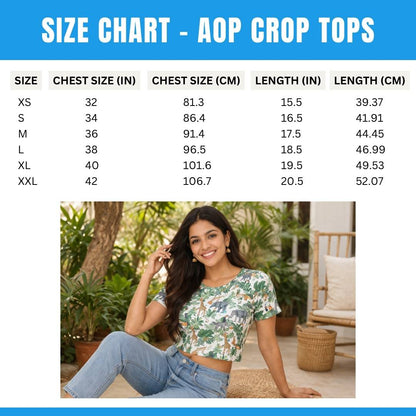 Custom Crop Top - All Over Printed