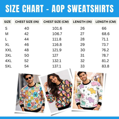 Custom Sweatshirt - All Over Printed