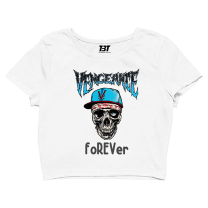 avenged sevenfold vengeance forever crop top music band buy online united states of america usa the banyan tee tbt men women girls boys unisex Sky Blue