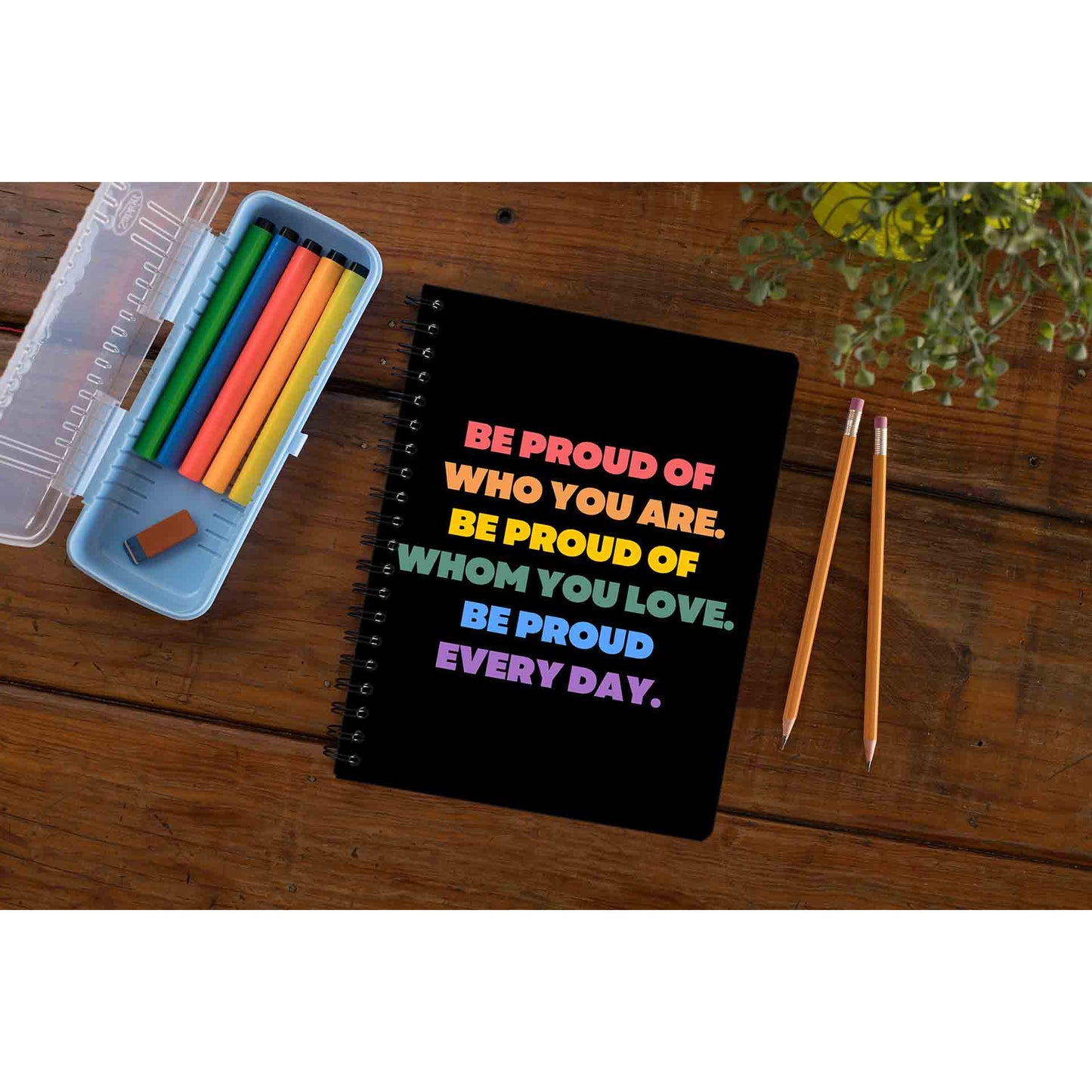 pride be proud notebook notepad diary buy online united states u s the banyan tee tbt unruled - lgbtqia+