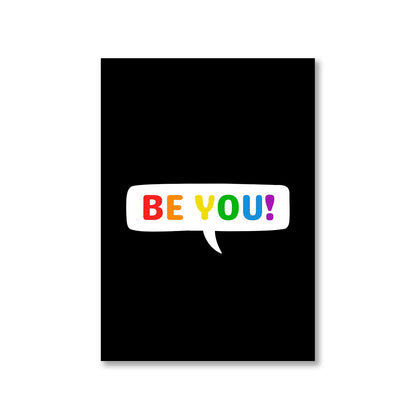 pride be you poster wall art buy online united states u s the banyan tee tbt a4 - lgbtqia+