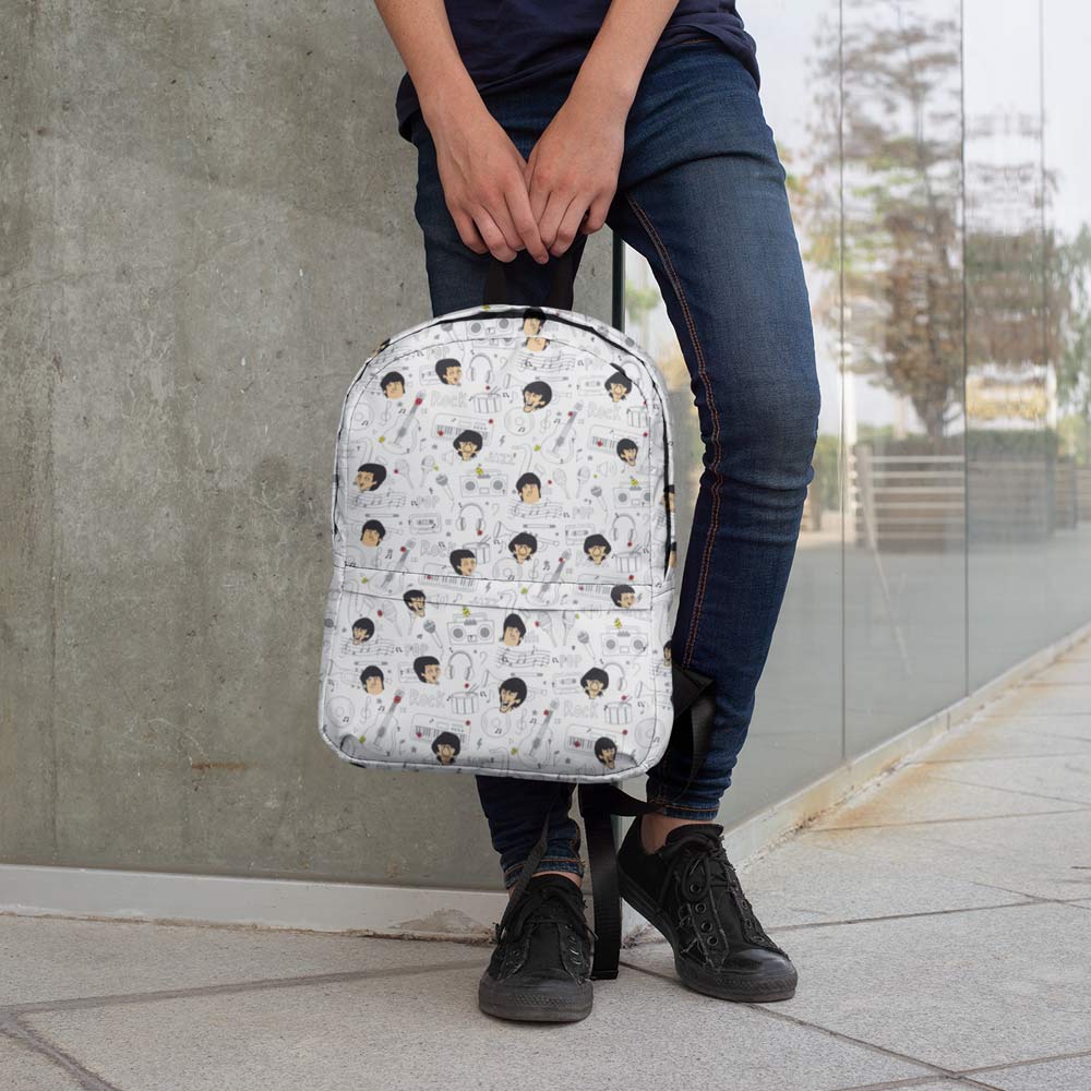 All-Over Print Backpack - The Fab Four Doodle