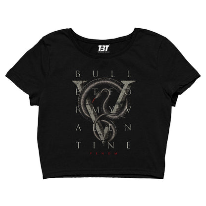 bullet for my valentine venom crop top music band buy online united states of america usa the banyan tee tbt men women girls boys unisex black