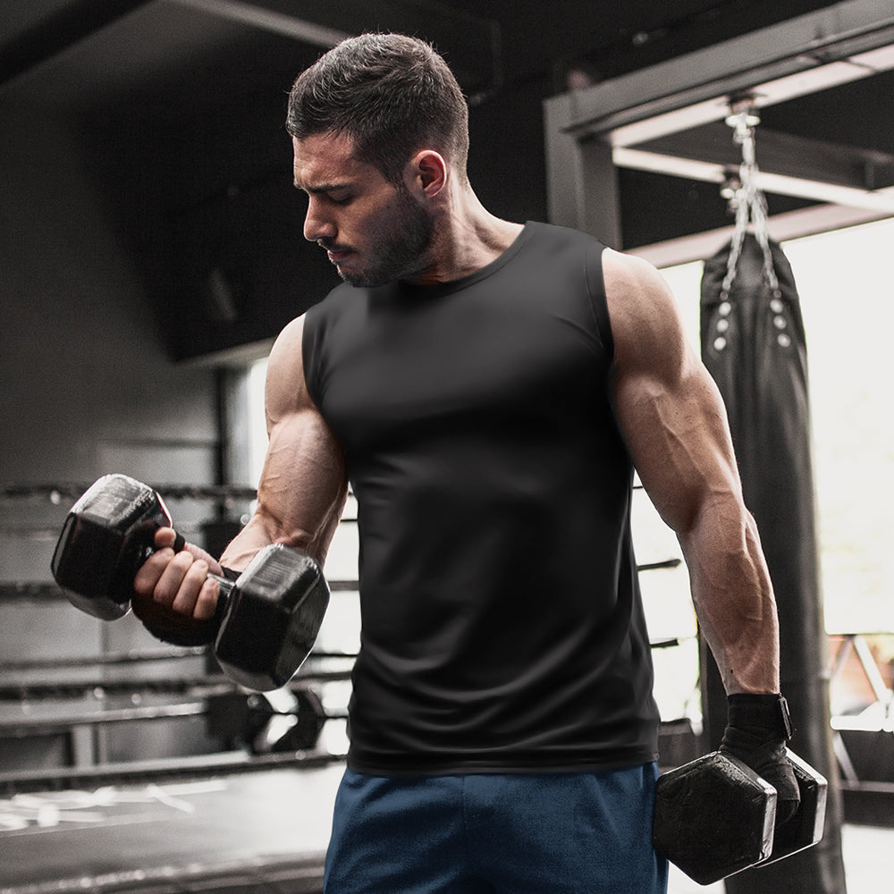 black sleeveless tshirts by the banyan tee buy plain sleeveless tshirts by tbt basics united states of america usa vests for men