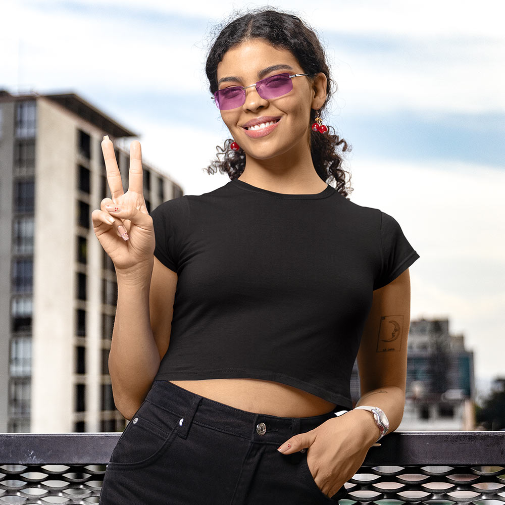 black crop tops by the banyan tee plain black crop top crop tops united states of america usa crop tops for girls