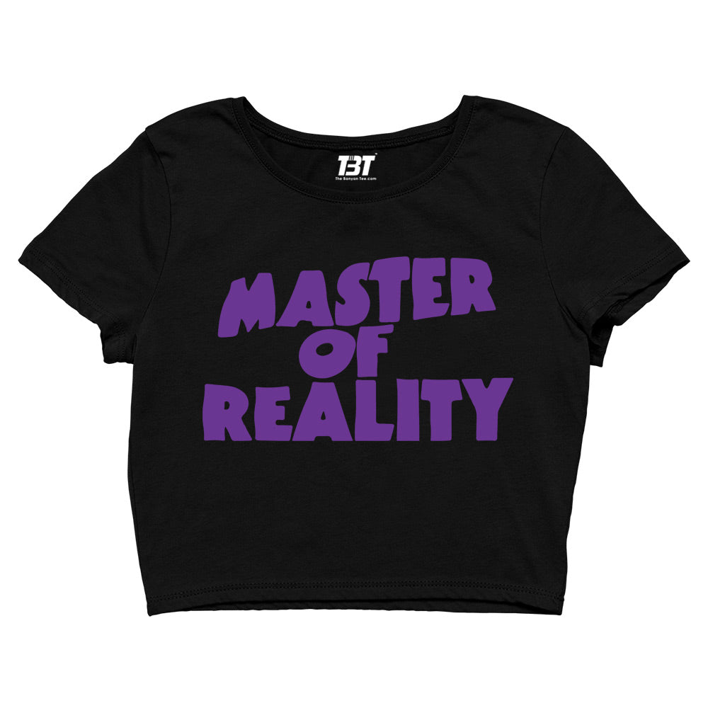 black sabbath master of reality crop top music band buy online united states of america usa the banyan tee tbt men women girls boys unisex black