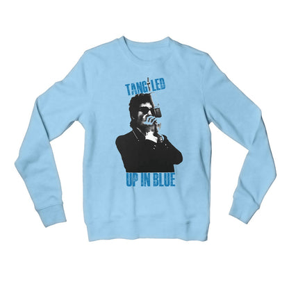 bob dylan tangled up in blue sweatshirt upper winterwear music band buy online united states usa the banyan tee tbt men women girls boys unisex gray