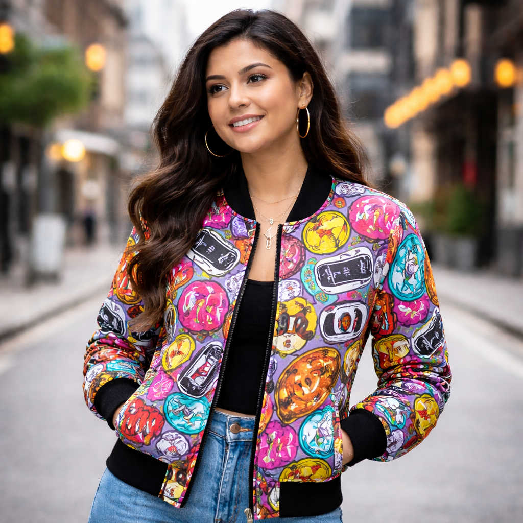 Custom Bomber Jacket - All Over Printed