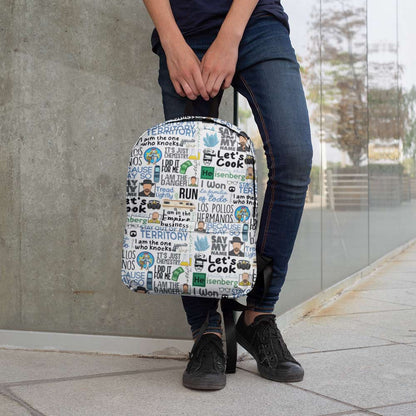 All-Over Print Backpack - Heisenberg's Doodle