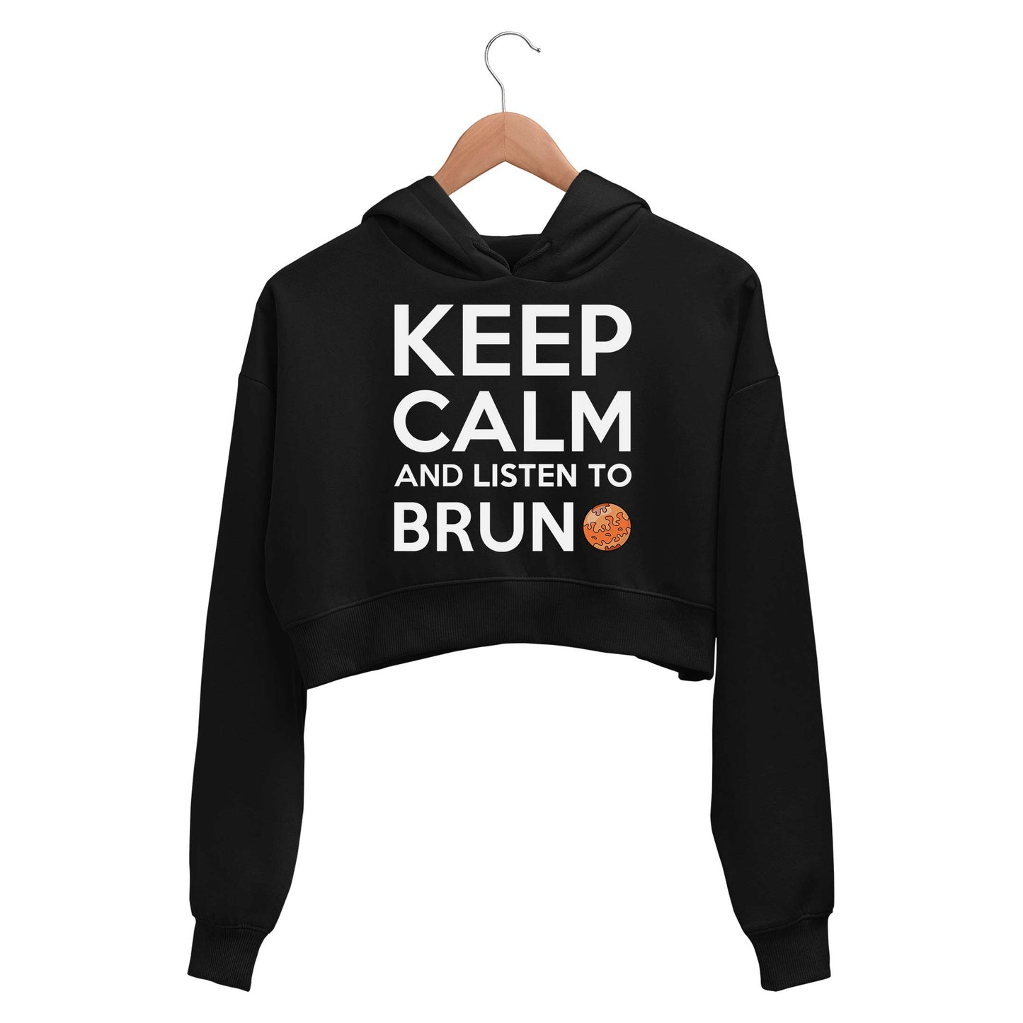bruno mars keep calm crop hoodie hooded sweatshirt upper winterwear music band buy online india the banyan tee tbt men women girls boys unisex black