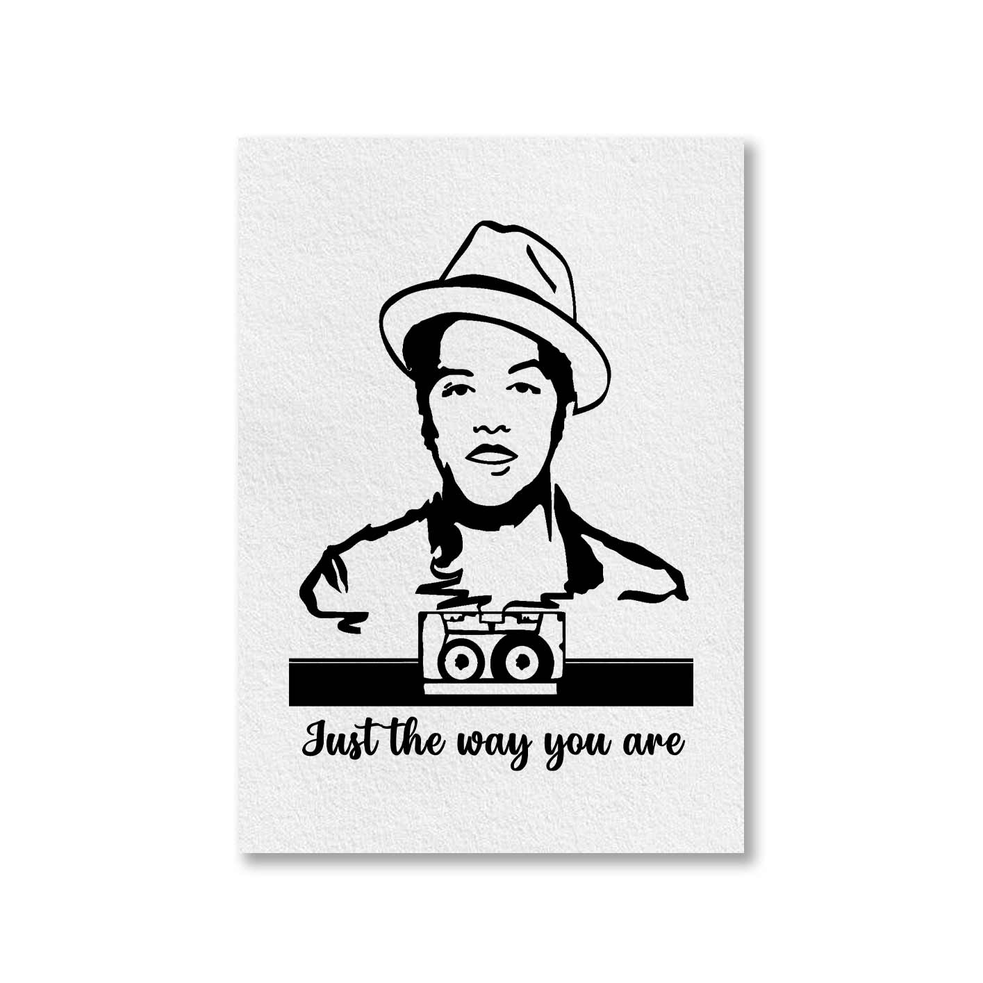 bruno mars just the way you are poster wall art buy online united states of america usa the banyan tee tbt a4