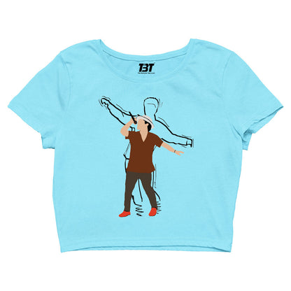 bruno mars musical mars crop top music band buy online united states of america usa the banyan tee tbt men women girls boys unisex Sky Blue