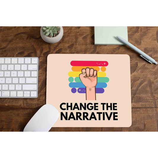 pride change the narrative mousepad logitech large anime printed graphic stylish buy online united states u s the banyan tee tbt men women girls boys unisex - lgbtqia+