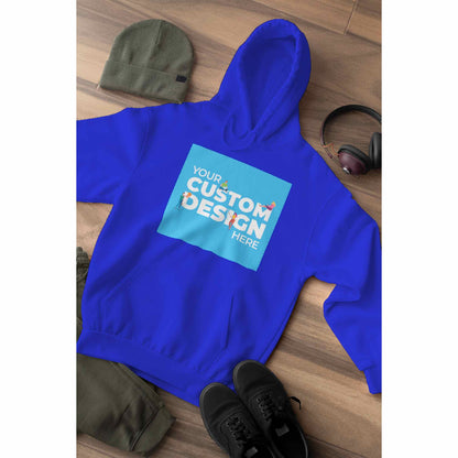 customized personalized gifts products hoodie hooded sweatshirt customizable custom royal blue