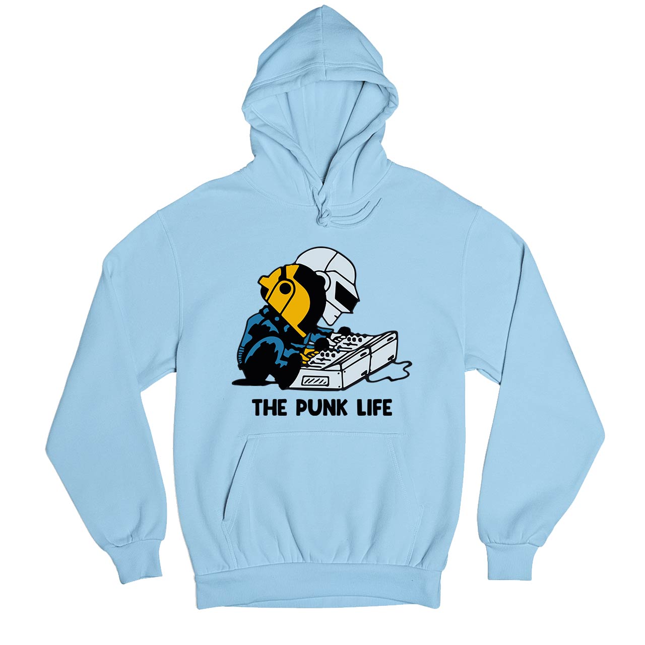 daft punk the punk life hoodie hooded sweatshirt winterwear music band buy online united states usa the banyan tee tbt men women girls boys unisex gray