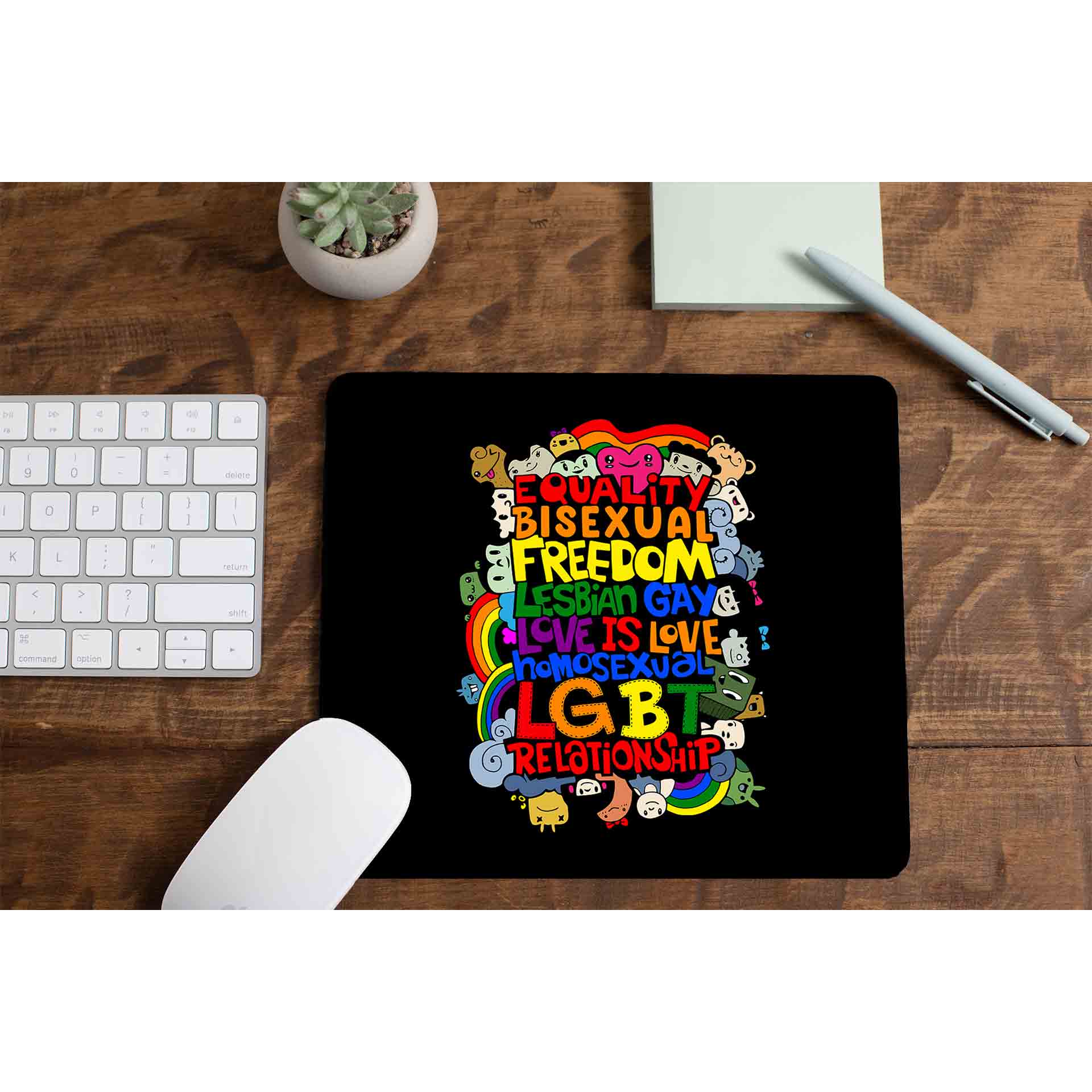 pride doodle mousepad logitech large anime printed graphic stylish buy online united states u s the banyan tee tbt men women girls boys unisex - lgbtqia+