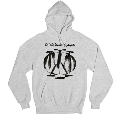 dream theater on the backs of angels hoodie hooded sweatshirt winterwear music band buy online united states usa the banyan tee tbt men women girls boys unisex gray