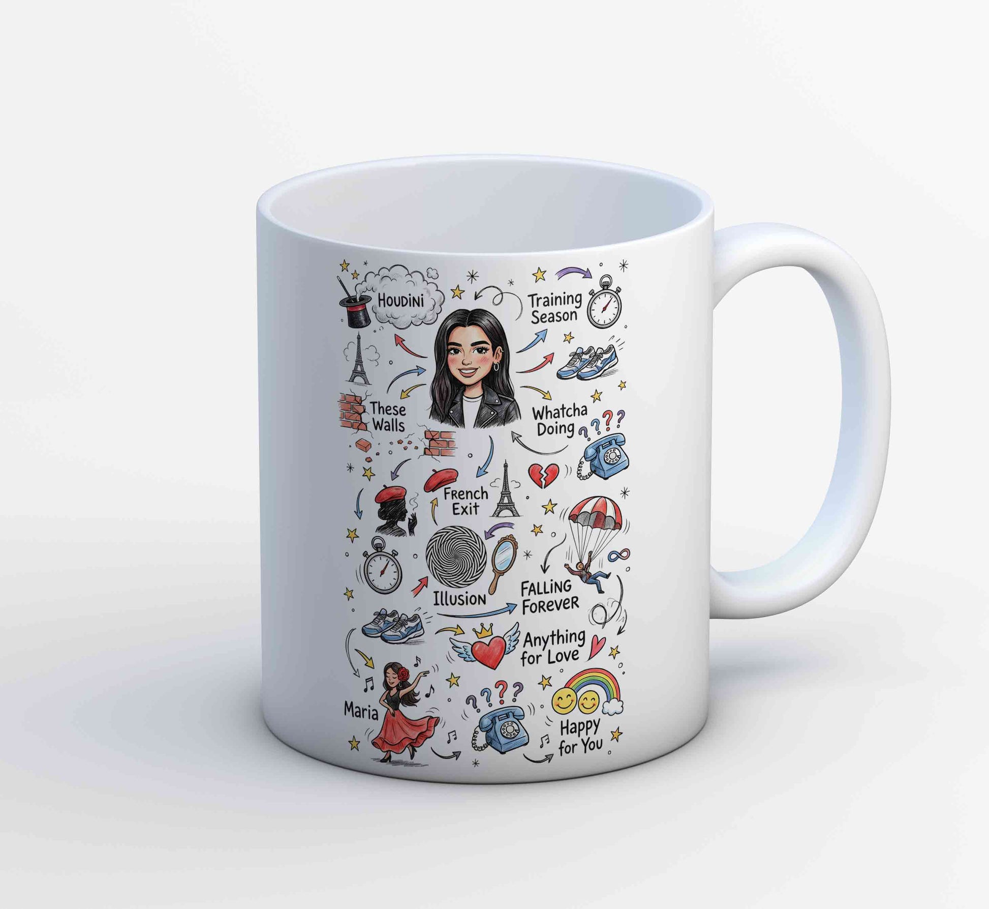 dua lipa du-dle mug coffee ceramic music band buy online united states usa the banyan tee tbt men women girls boys unisex  