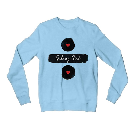 ed sheeran galway girl sweatshirt upper winterwear music band buy online united states usa the banyan tee tbt men women girls boys unisex gray