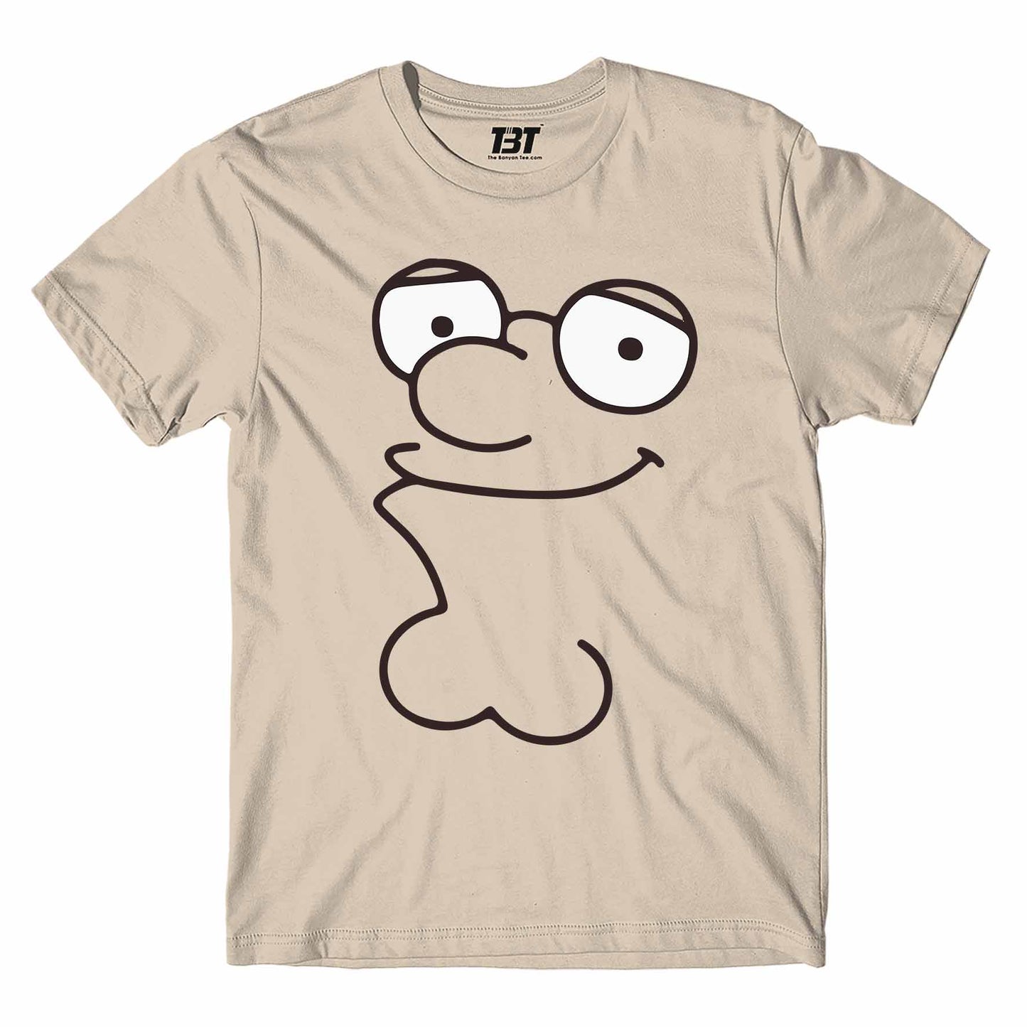 family guy peter t-shirt tv & movies buy online united states usa the banyan tee tbt men women girls boys unisex beige griffin