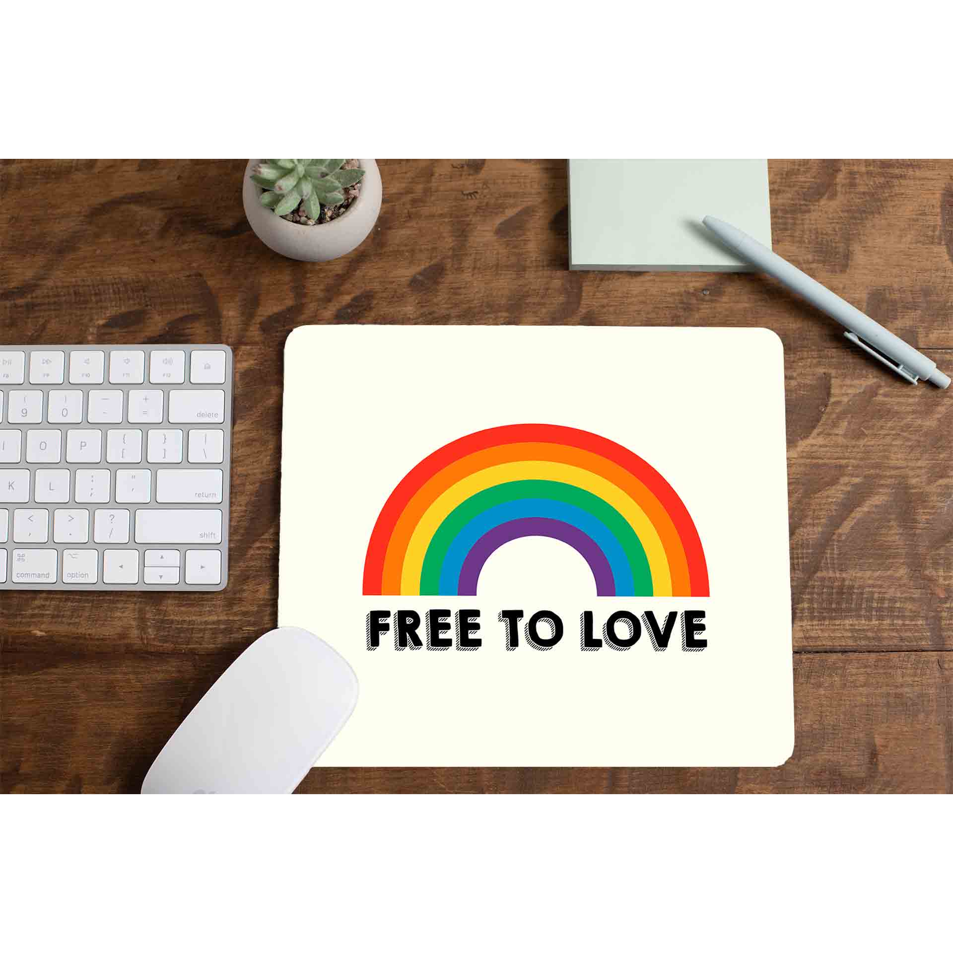 pride free to love mousepad logitech large anime printed graphic stylish buy online united states u s the banyan tee tbt men women girls boys unisex - lgbtqia+