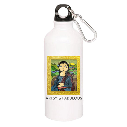 printed artsy and fabulous sipper steel water bottle flask gym shaker printed graphic stylish buy online india the banyan tee tbt men women girls boys unisex